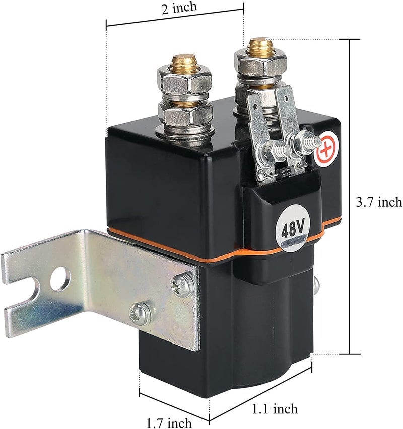 Viefow 48v Solenoid 101908701 for Club Car DS 1995-1998 and Precedent 2004-2008 - Image 3